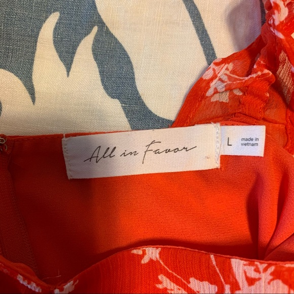 Coral Nordstrom Mini Dress - Picture 4 of 4